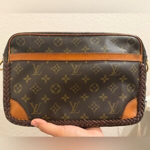 Vintage Boho Louis Vuitton Monogram Crossbody Bag